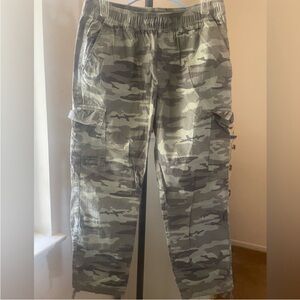 Sanctuary Camo Pull On Ankle Cargo Pants